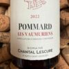 Domaine Chantal Lescure Pommard Les Vaumuriens 2022