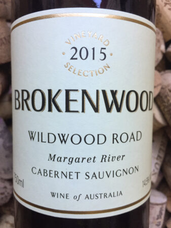 Brokenwood Cabernet Wildwood Road Margaret River 2015