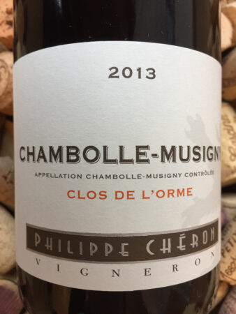 Philippe Chéron Chambolle-Musigny Clos de l'Orme 2013