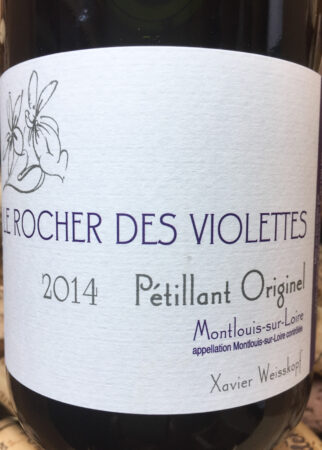 Le Rocher des Violettes Pétillant Originel Montlouis-sur-Loire 2014