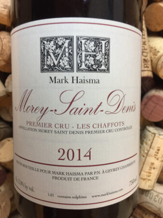 Mark Haisma Morey-Saint-Denis Premier Cru Les Chaffots 2014